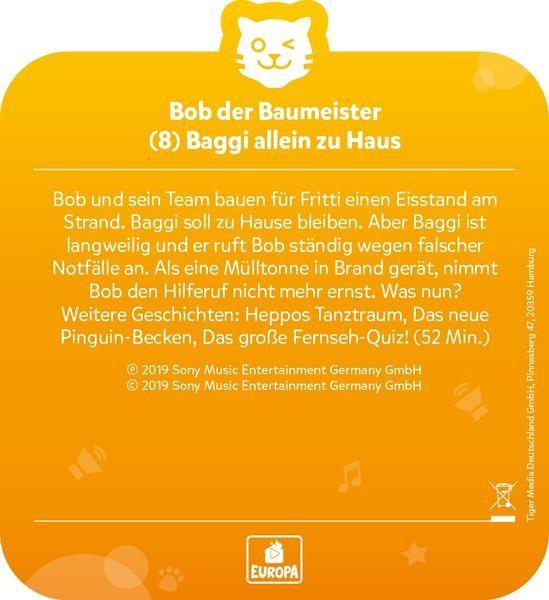 Produktbild Tigermedia Tigercard Bob der Baumeister Baggi allein zu Haus (Deutsch)