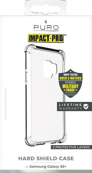 Produktbild Puro Impact Pro Hard Shield - Case for Samsung Galaxy S9+ (black) (Samsung Galaxy S9+)