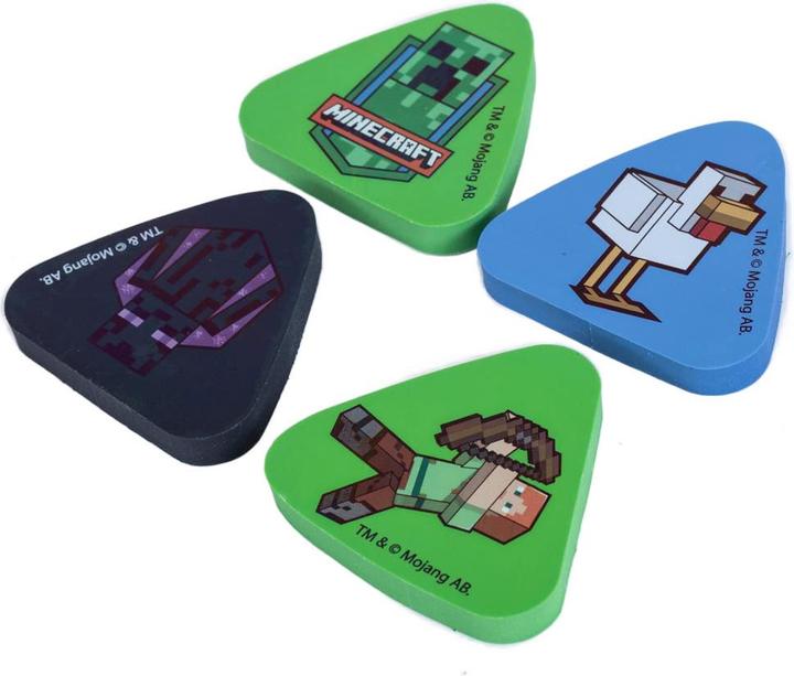 Actual product image Minecraft Eraser Set