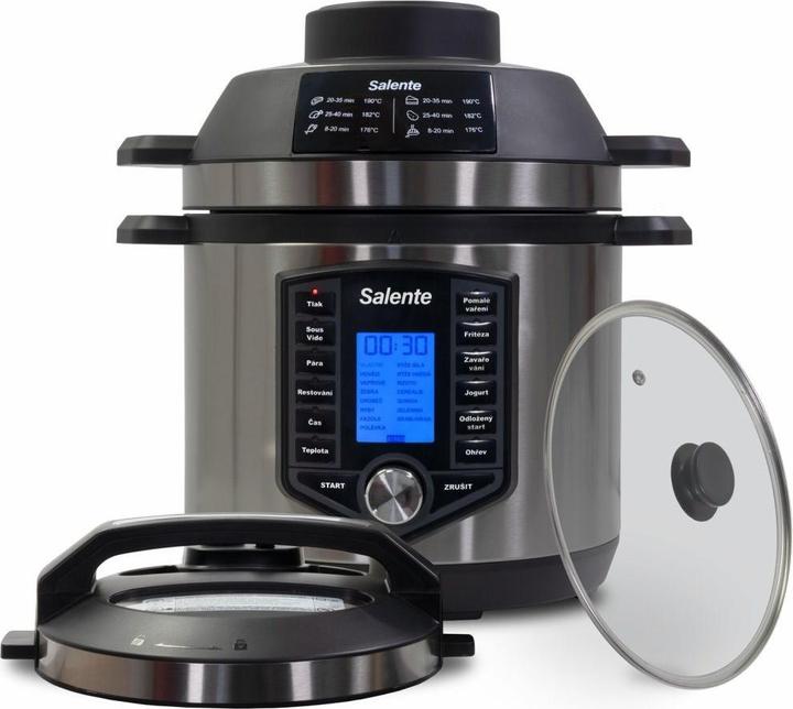 Produktbild Evolveo Salente Ario II, multifunkční hrnec s horkovzdušnou troubou