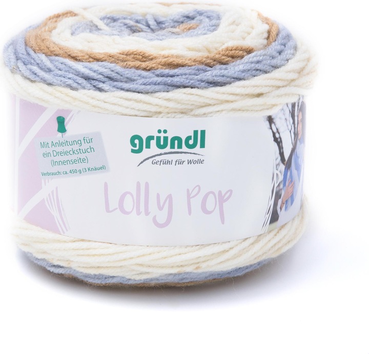 Image du produit Gründl Laine "Lolly Pop", 4 fils, 150 g, env. 240 m (240 m)