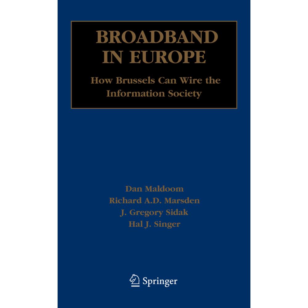 Thumbnail - Broadband in Europe, Fachbücher von Richard Marsden, Hal J. Singer, American Enterprise Institute, Dan Maldoom