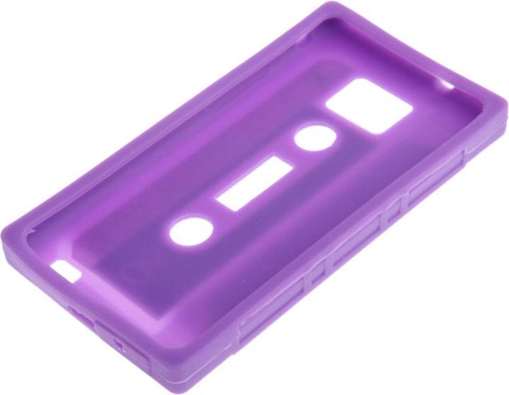 Produktbild König Design Silikon Hülle Retro Kassette für Samsung Galaxy S2 i9100 lila (Samsung Galaxy S2 I9100)