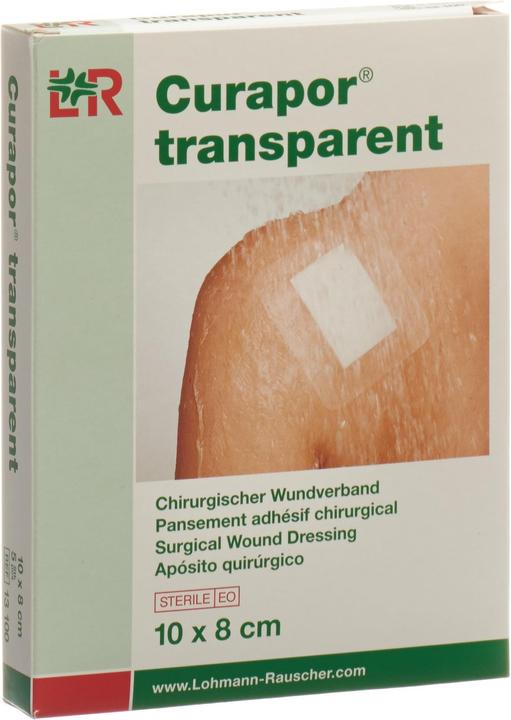 Actual product image Curapor Wound dressing 8x10cm transparent (5 x)