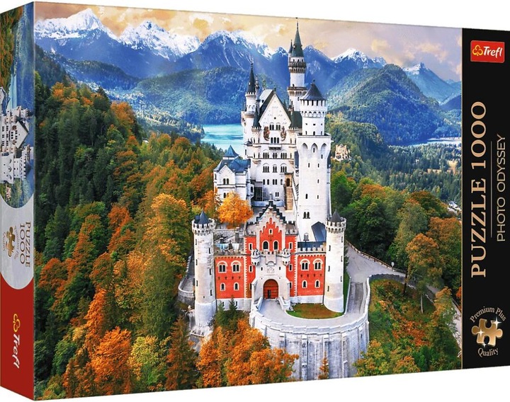 Image du produit Trefl Puzzle Premium Plus 1000 - Château de Neuschwanstein (1000 pièces)