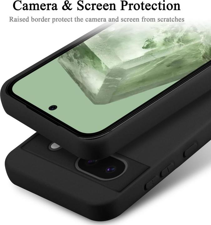 Image du produit Cadorabo Housse pour Google Pixel 8A TPU avec design de protection Liquid (Google Pixel 8)
