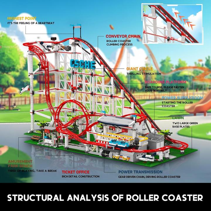 Actual product image Mould King Rollercoaster