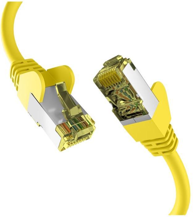 Image du produit M-Cab CORDON DE BRASSAGE CAT6A JAUNE 0.15M (S/FTP, CAT6a, 0.15 m)