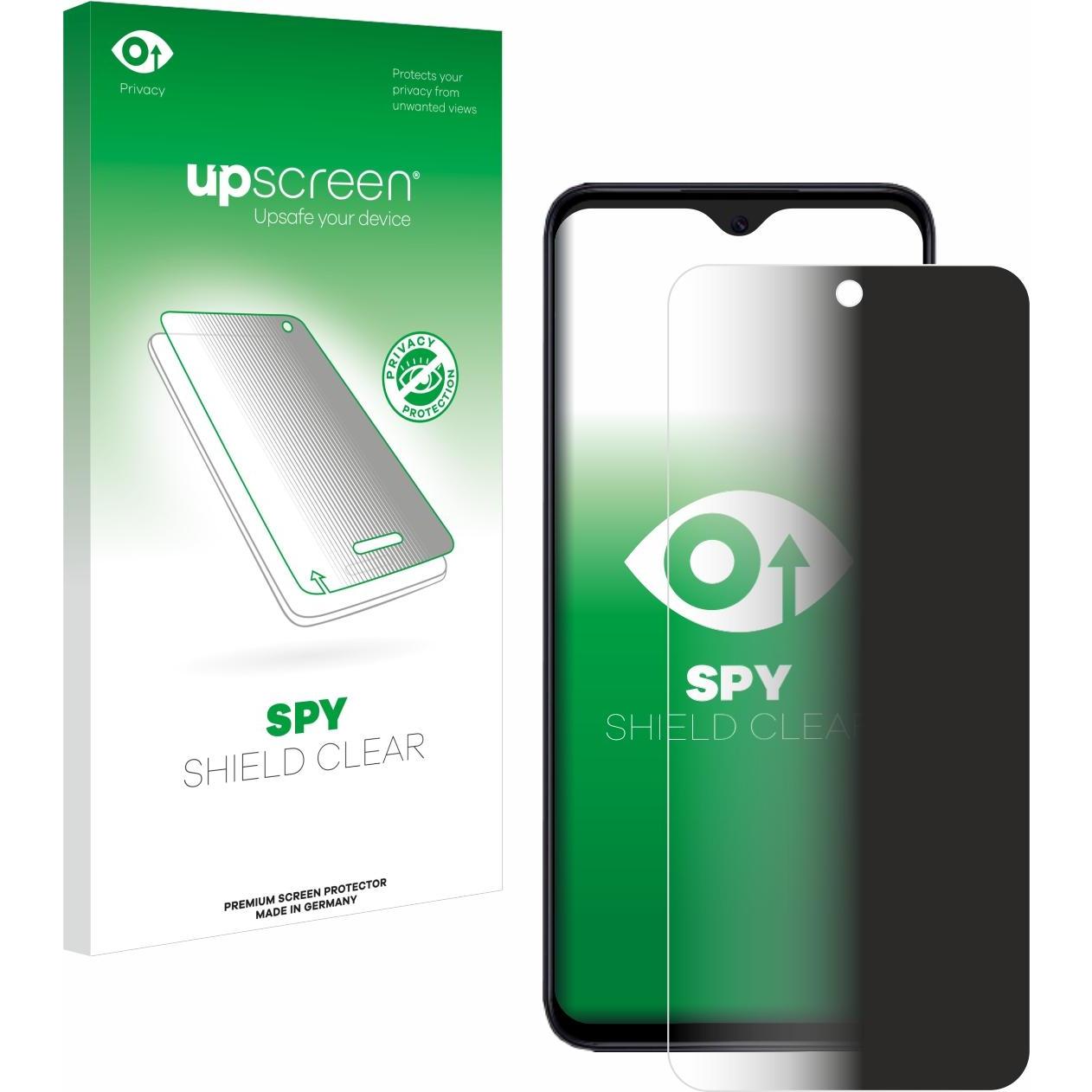 upscreen Spy Shield Blickschutzfolie (1 Stück, Xiaomi Redmi 12), Smartphone Schutzfolie, Blau