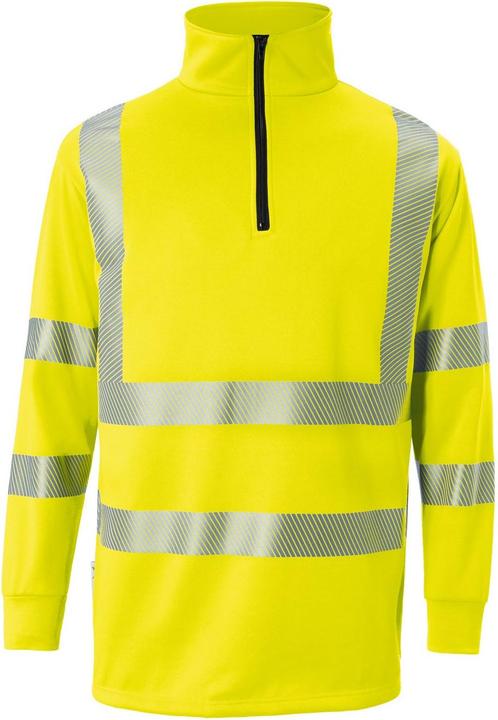 Produktbild Kübler Reflectiq Zip-Sweatshirt Psa 2 Warngelb S (S)