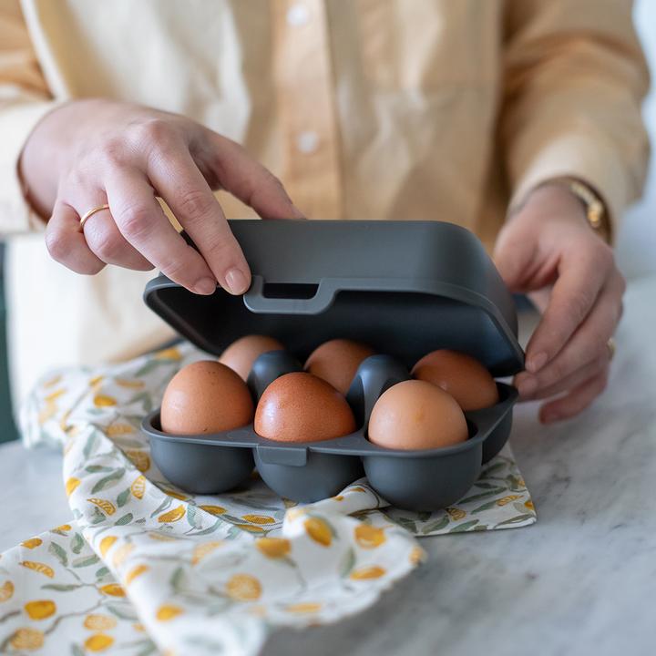 Actual product image Koziol Egg Box To Go mini 17 x 11.8 cm, Sand (1.40 l)