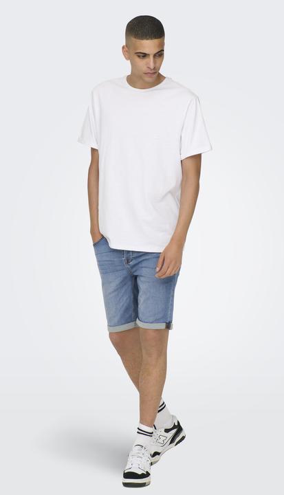 Immagine prodotto Only & Sons Pantaloncini Onsply Jog Blu Pk 8584 Noos (XXL)