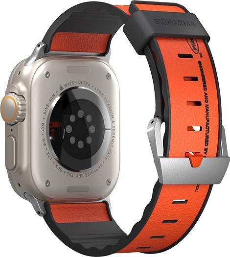 Actual product image NoName Skinarma Band Spunk Apple Watch Ultra 49mm orange (49 mm, Silicon)