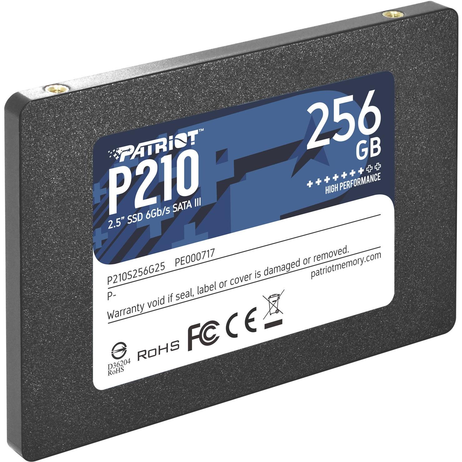 Thumbnail - Patriot P210 2,5 256gb Sata3 (256 GB, 2.5"), SSD