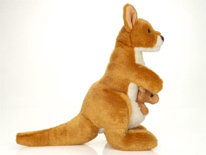 Actual product image Teddy Hermann Kangaroo with baby 30cm (30 cm)