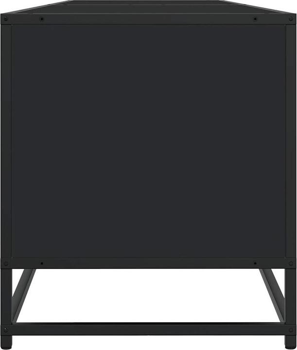 Actual product image vidaXL TV cabinet Lowboard TV cabinet TV table black wood-based material (180.50 x 40 x 46 cm)