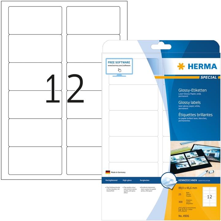 Produktbild Herma Hochglanz Etiketten A4