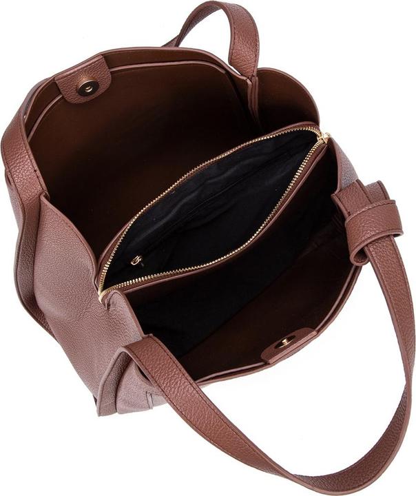 Produktbild Diana & Co Damen Schultertasche - Modell Erisia Lux - 100% Polyurethan - 33.0 X 29.0 X 13.0 Cm