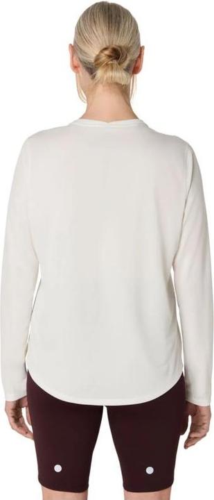 Actual product image ASICS Performance Fujitrail Logo Langarm-Oberteil Weiss (M)