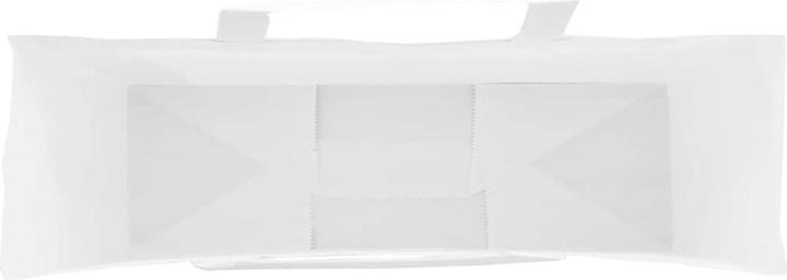 Produktbild VidaXL Kraftpapiertüten 250 Stk. mit Henkel Weiss 54x15x49 cm Papiertüte (Geschenktüte, 250 x)