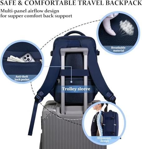 Produktbild Only-Bags.Store Handgepäck Rucksack für Ryanair Rucksack Wasserdicht Laptop (20 l)