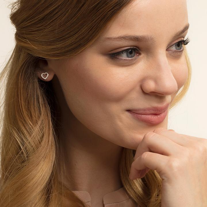 Image du produit Thomas Sabo Boucles d'oreilles Coeurs Grand (Argent 925)