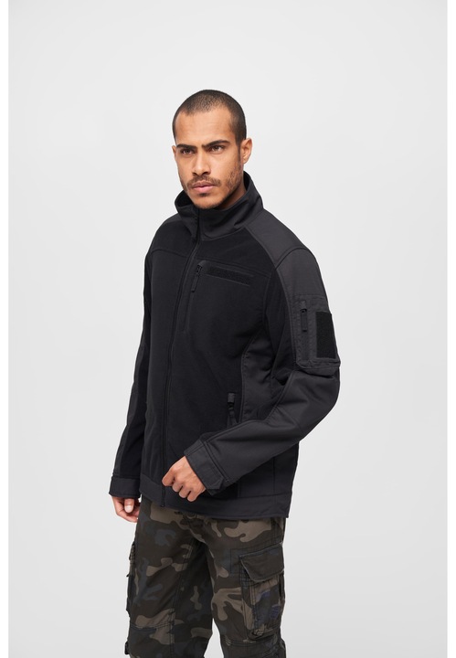 Produktbild Brandit Fleece Ripstop Outdoorjacke Grösse M Farbe Schwarz (M)