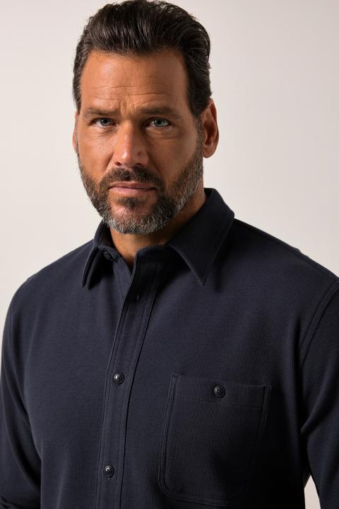 Produktbild JP1880 Piqué-Hemd, Langarm, Kentkragen, Modern Fit (6XL)