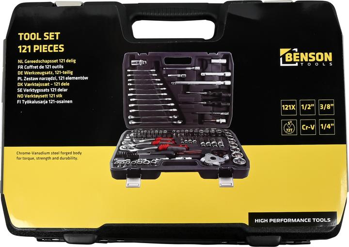 Actual product image Benson Toolset 121 pcs (121 pieces)