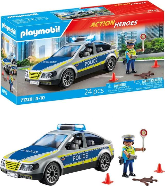 Actual product image Playmobil Police patrol car (71729)