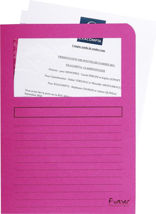 Actual product image Exacompta Collection folders - File covers (A4, 100 x)