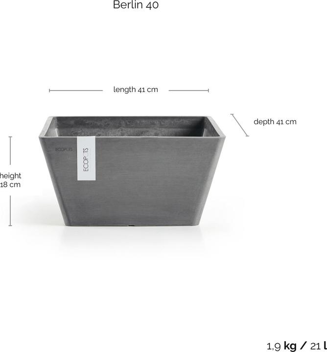 Produktbild Ecopots Berlin (41 cm)