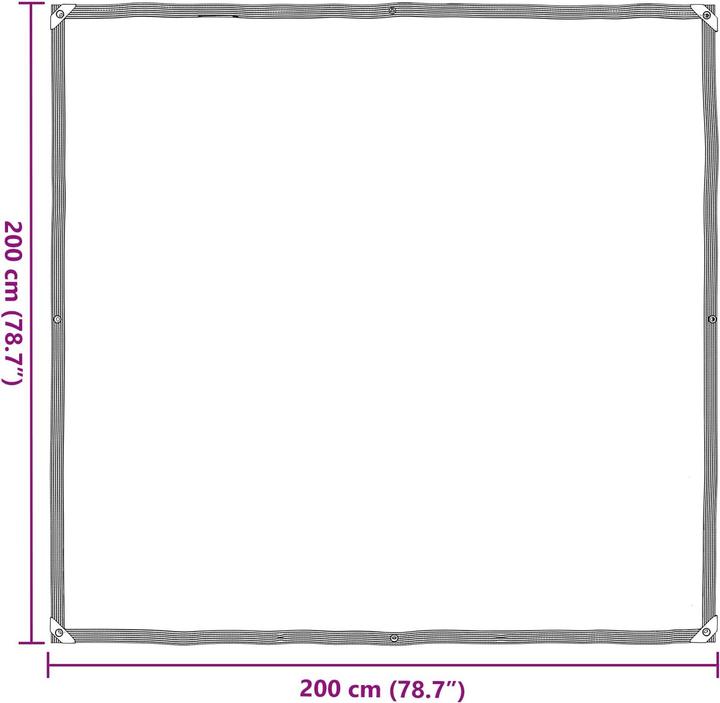 Produktbild vidaXL Outdoor-Planen (2 x 2 m)