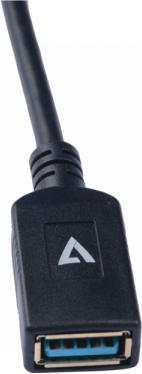 Image du produit V7 V7U3C-BLK-1E (0.10 m, USB 3.1)