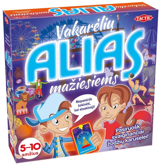 Tactic BOARD GAME ALIAS JUNIOR PARTY LT 54536 (Lithuanian)