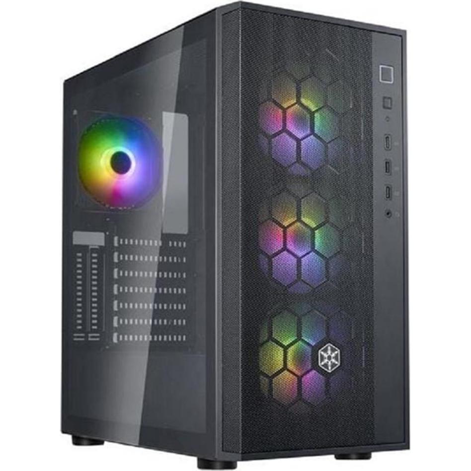 Silverstone Fara R1 Pro V2 (ATX, mATX, Mini-ITX), PC Gehäuse, Schwarz