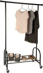 Image du produit Wenko Portemanteau télescopique Profi 50696100 noir métal 121,0 x 185,0 cm