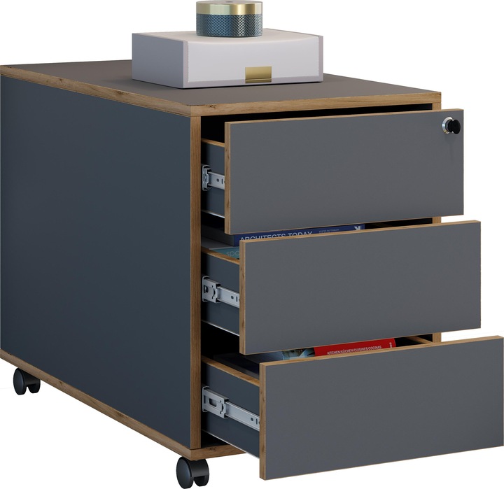 Image du produit VCM Büro Rollcontainer Salia 3 Schublade (50 x 39 x 70 cm)