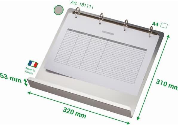 Actual product image Tarifold Magnetic 4-ring mechanism ring binder with bar (5.30 x 31 cm)