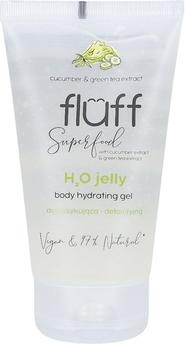 Produktbild Fluff Super Food H2O Jelly Body Hydrating Gel Detoxifying Cucumber And Green Tea 150Ml (Körpergel, 150 ml)