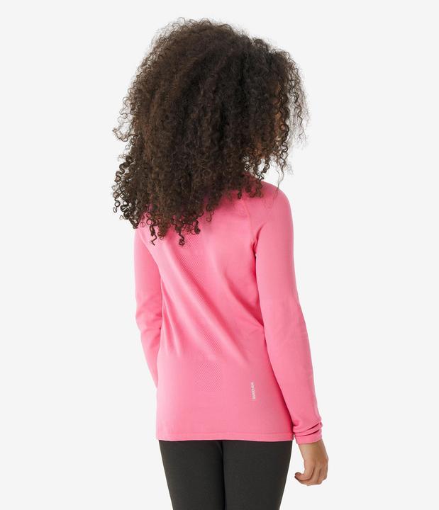 Actual product image Wedze Skiunterhemd Kinder warm - 500 seamless rosa (140)