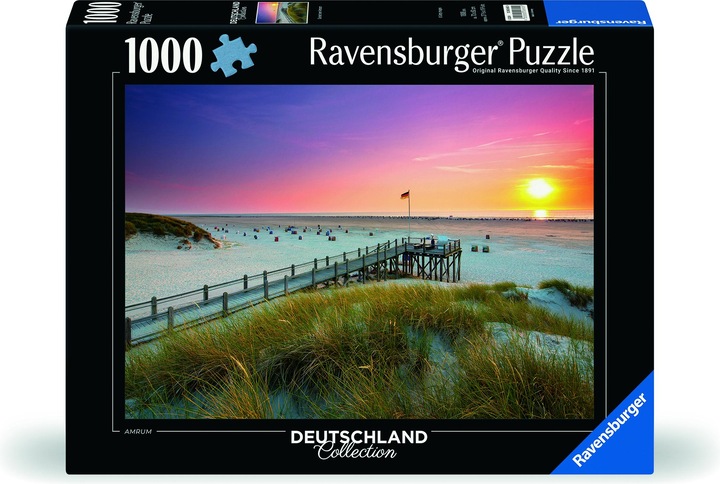 Produktbild Ravensburger Sonnenuntergang über Amrum (1000 Teile)