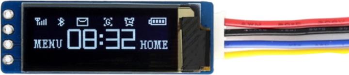 Immagine prodotto WaveShare Display OLED bianco 128x32 0,91" I2C con PH2.0