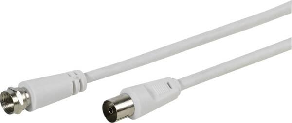 Produktbild Vivanco Empfängeranschlusskabel F Stecker <-> Koax Buchse 75dB, 3m (75 dB)