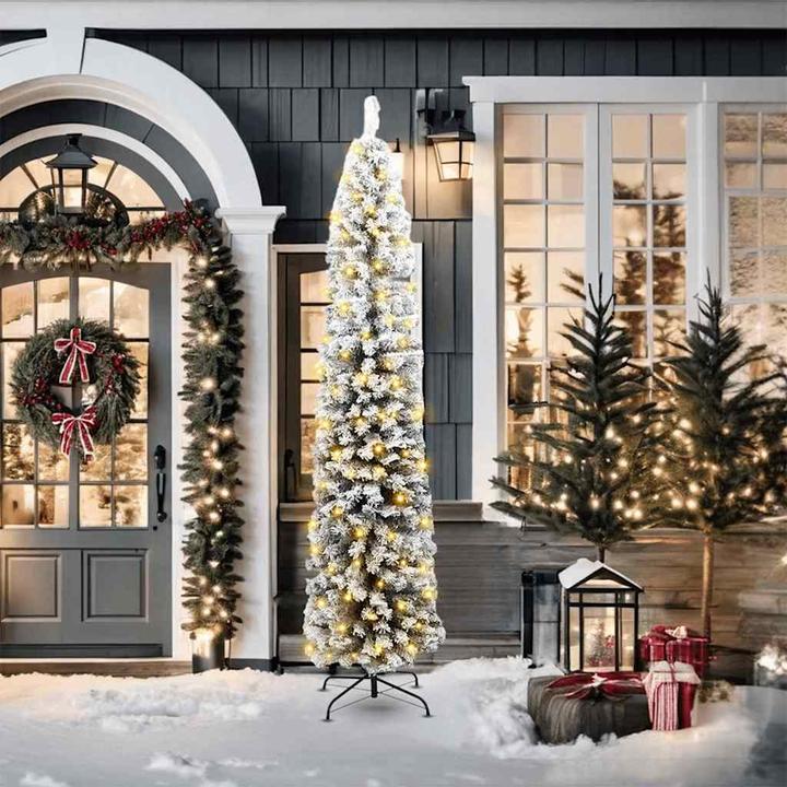 Actual product image vidaXL Schlanker Weihnachtsbaum (210 cm)