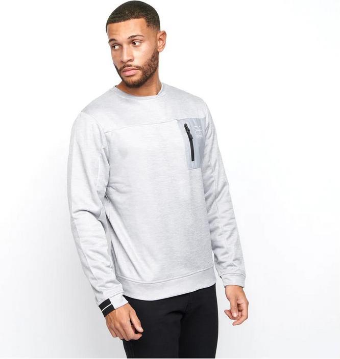 Actual product image Crosshatch Mens Catmoore Crew Neck Track Top (L)