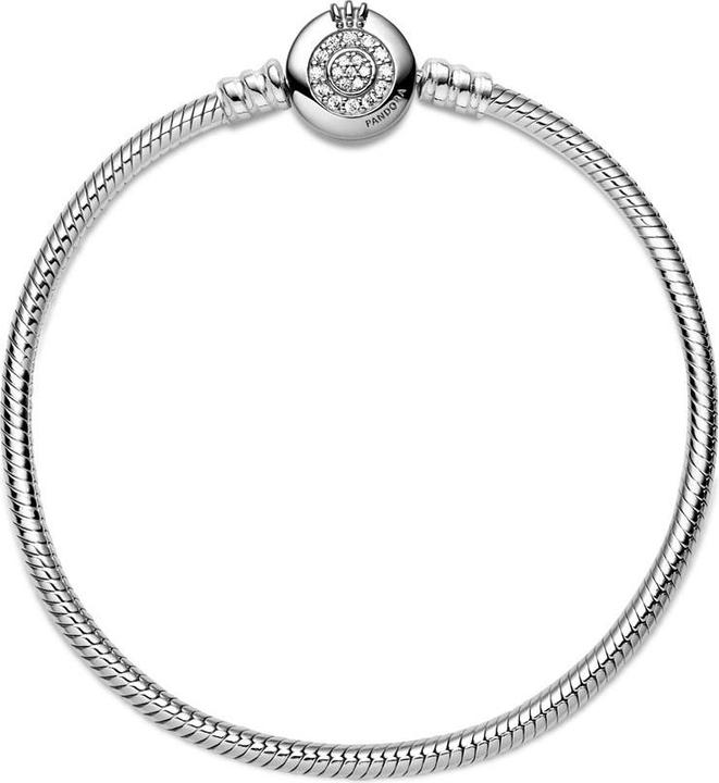 Immagine prodotto Pandora Bracciale con chiusura a corona a catena di serpente (16 cm, Argento)