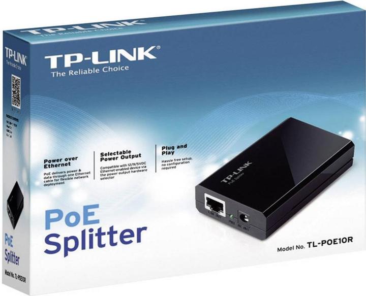 Productafbeelding TP-Link Tl-Poe10r (PoE splitter)