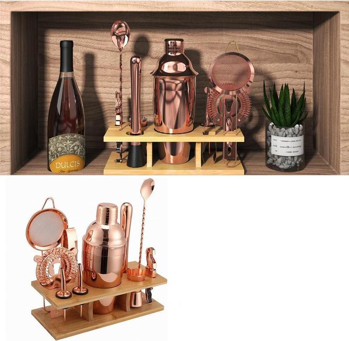 Image du produit Esmée Edelstahl Cocktail Mixer Bar Shaker Kit (Set de cocktail)