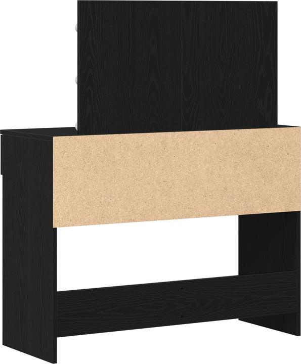 Image du produit VidaXL Coiffeuse avec LED Chêne noir 100x40x120 cm (100 x 40 x 120 cm)